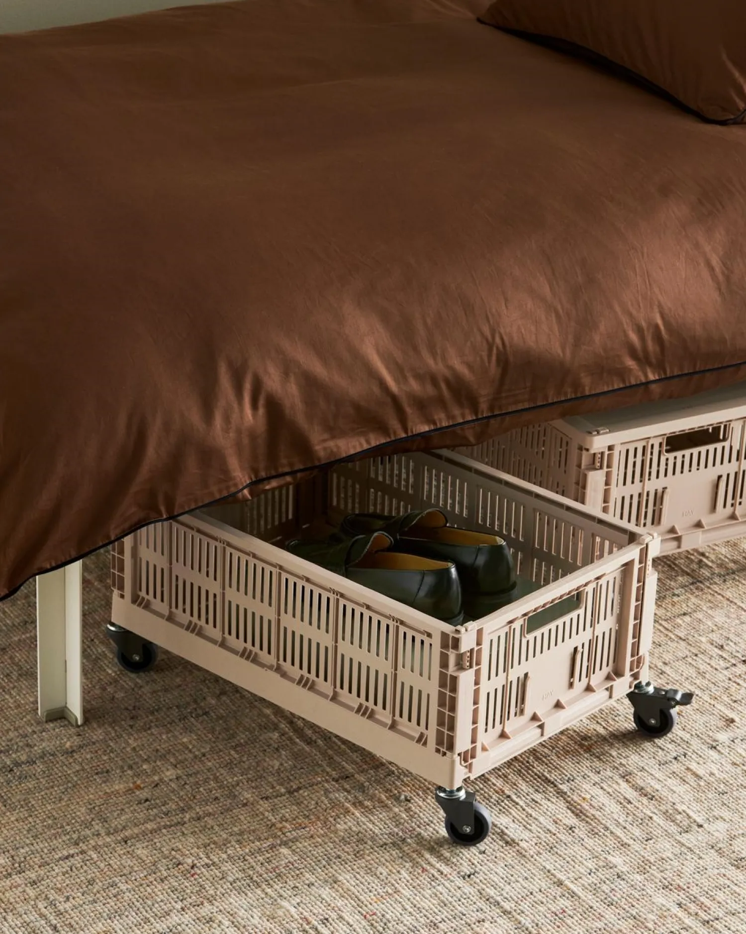 Colour Crate - Large - Dark green*Hay Hot