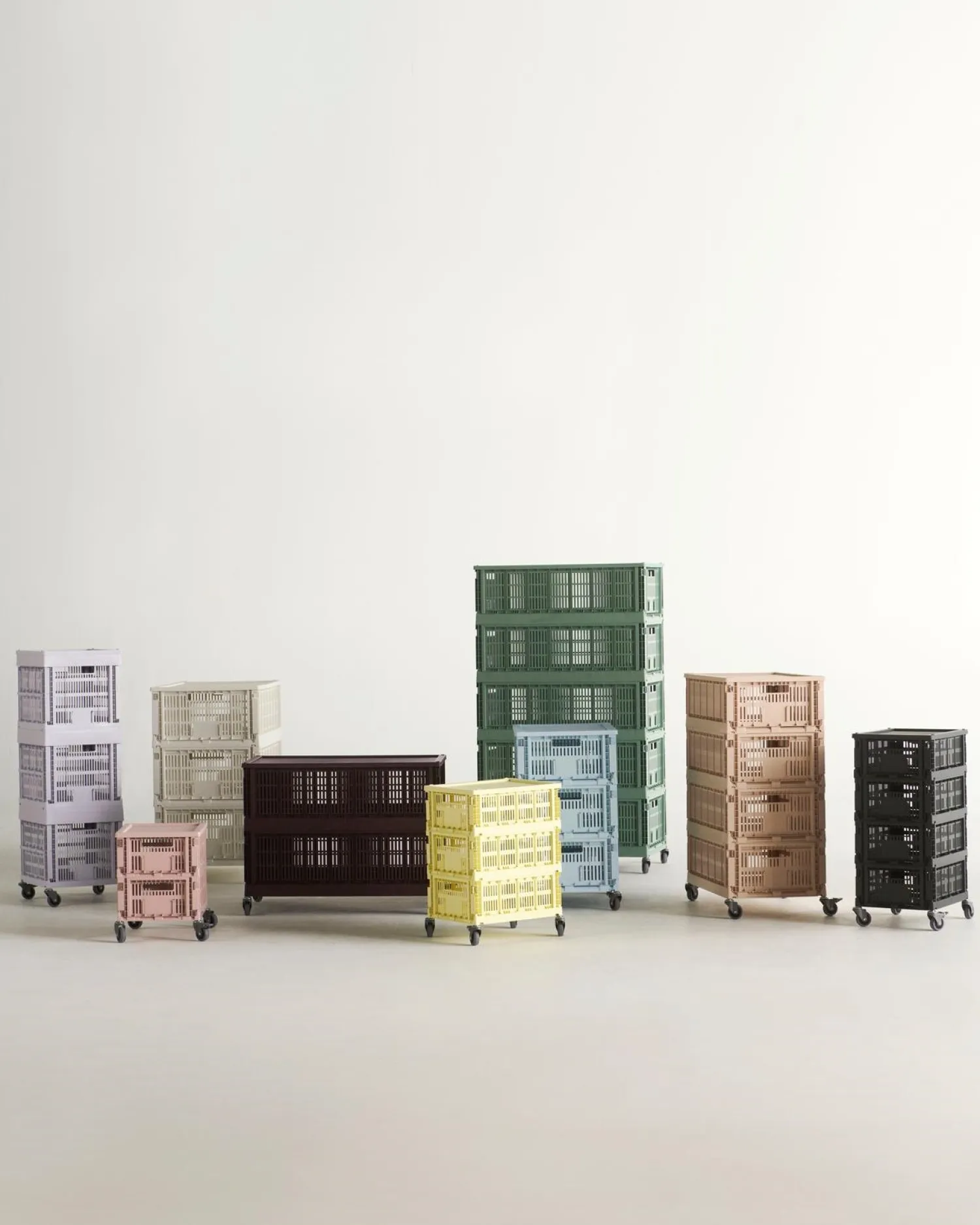 Colour Crate - Large Square - Bordeaux^Hay