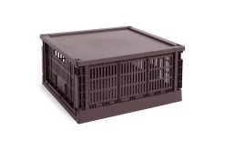 Colour Crate - Large Square - Bordeaux^Hay
