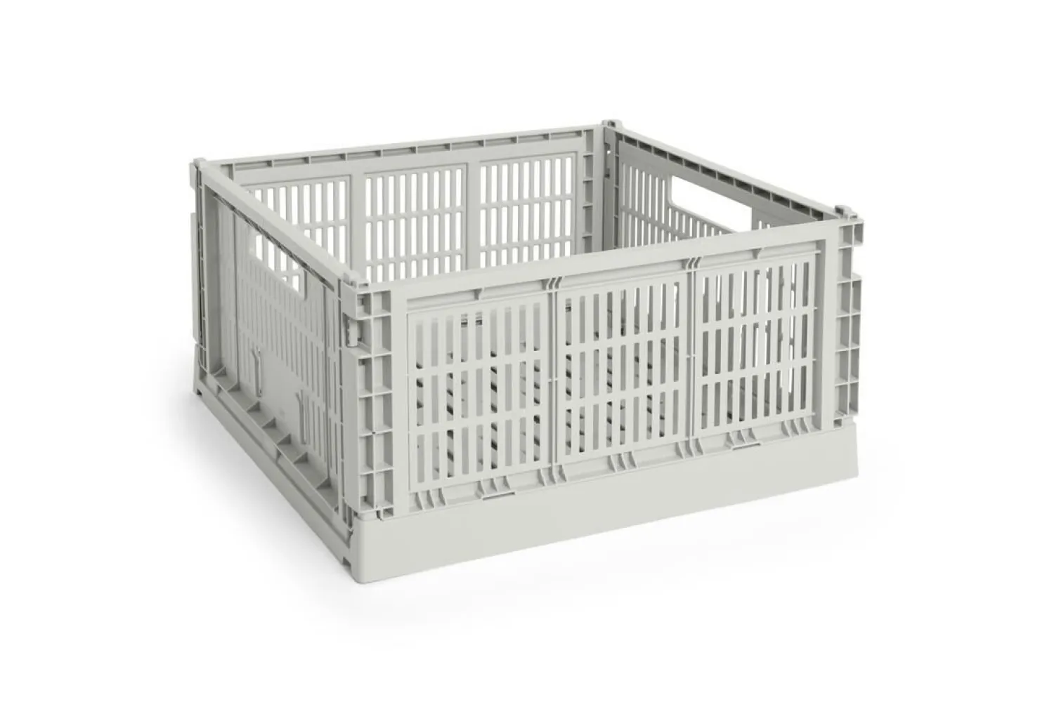 Colour Crate - Large Square - Grey*Hay