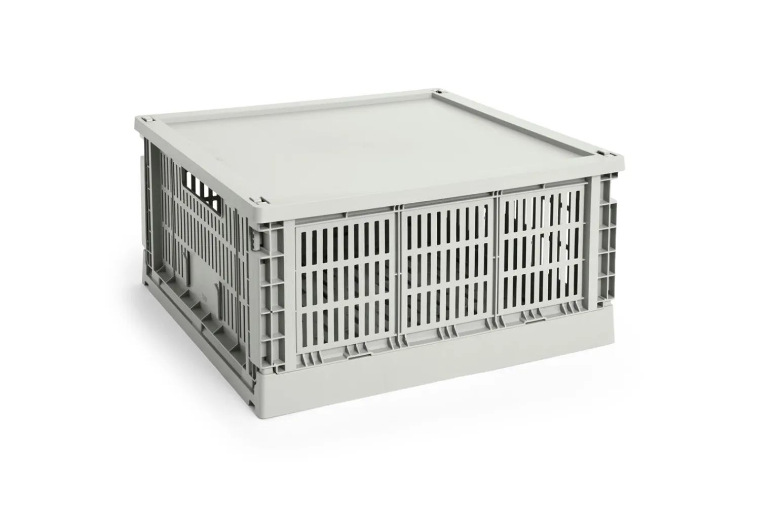 Colour Crate - Large Square - Grey*Hay