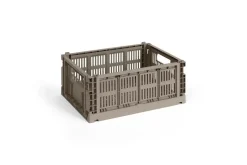 Colour Crate - Medium - Warm grey*Hay New