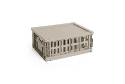 Colour Crate - Medium - Warm grey*Hay New