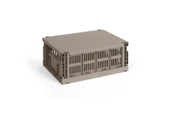 Colour Crate - Medium - Warm grey*Hay New