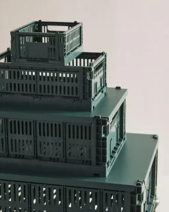 Colour Crate - Medium - Dark green*Hay Hot