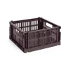 Colour Crate - Medium Square - Bordeaux^Hay Clearance