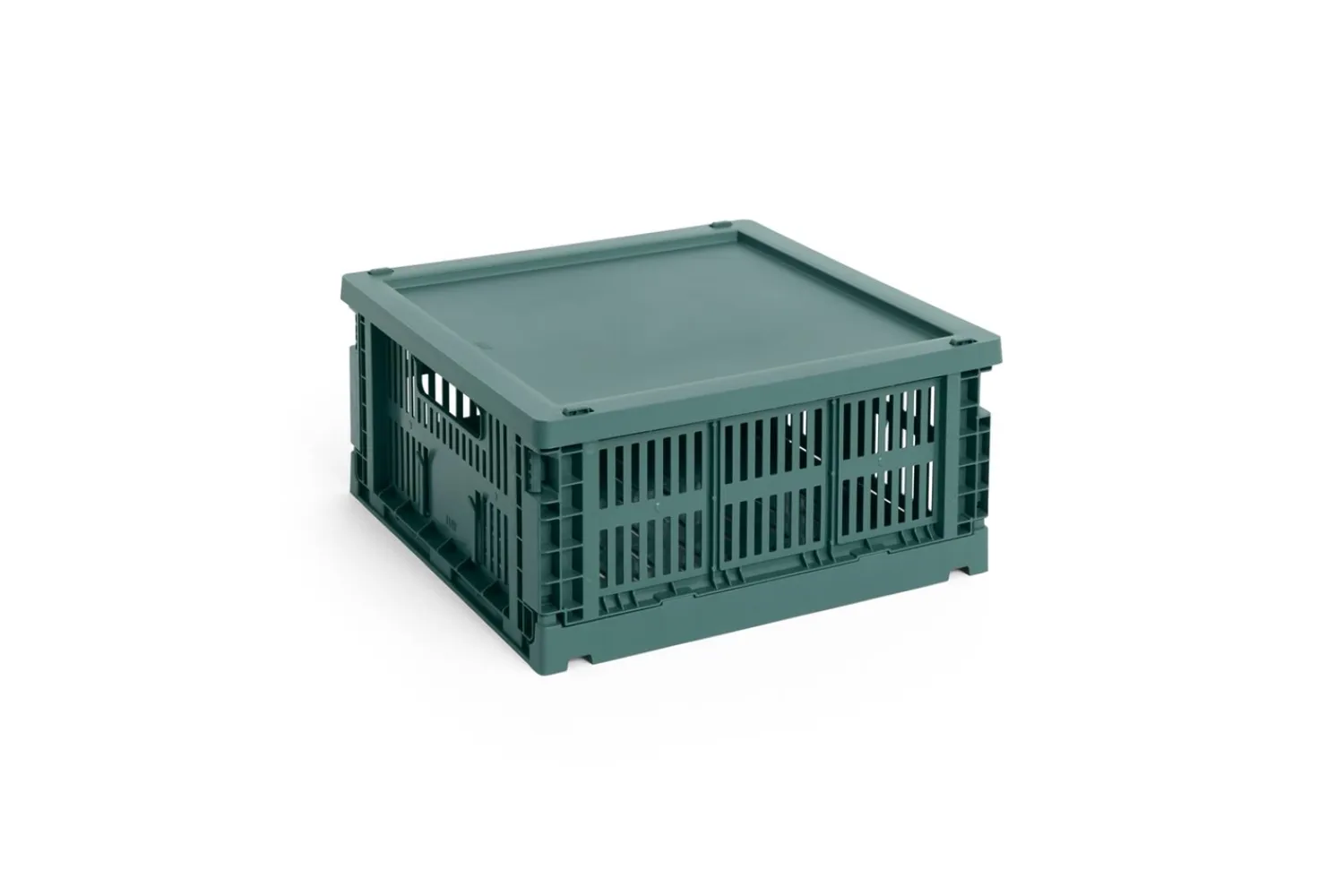 Colour Crate - Medium Square - Dark green*Hay Online