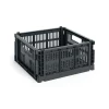 Colour Crate - Medium Square - Charcoal^Hay Online