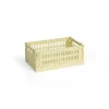 Colour Crate - Small - Light yellow*Hay New