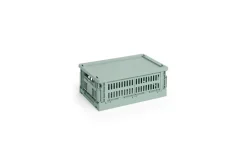 Colour Crate - Small - Sage green*Hay