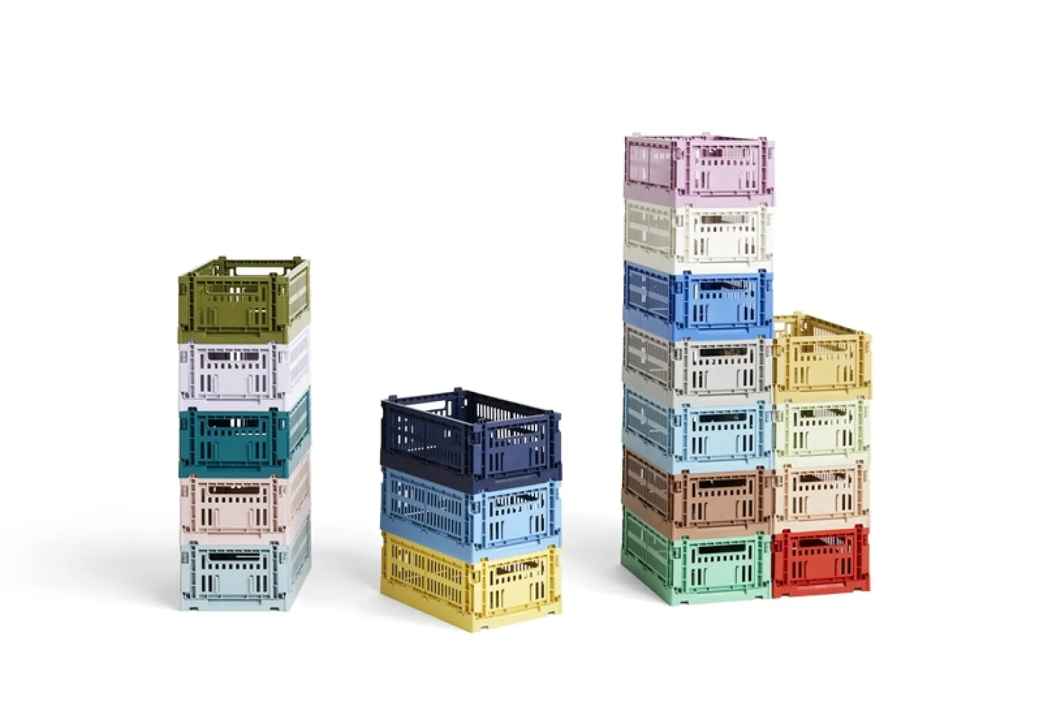 Colour Crate - Small - Dark green*Hay Hot