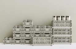 Colour Crate Lid Plastic - Large - Grey^Hay New