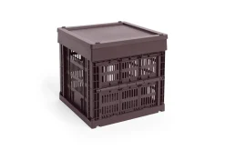 Colour Crate Lid Plastic - Medium Square / Cube - Bordeaux*Hay Hot