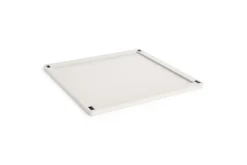 Colour Crate Lid Plastic - Medium Square / Cube - Off-white^Hay Clearance