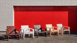 Crate Lounge Chair - White - Lakeret fyrretræ / Lacquered pinewood^Hay New