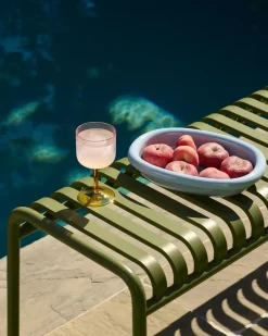 havebænk - Palissade bænk - Oliven grøn - 120 cm.*Hay Hot