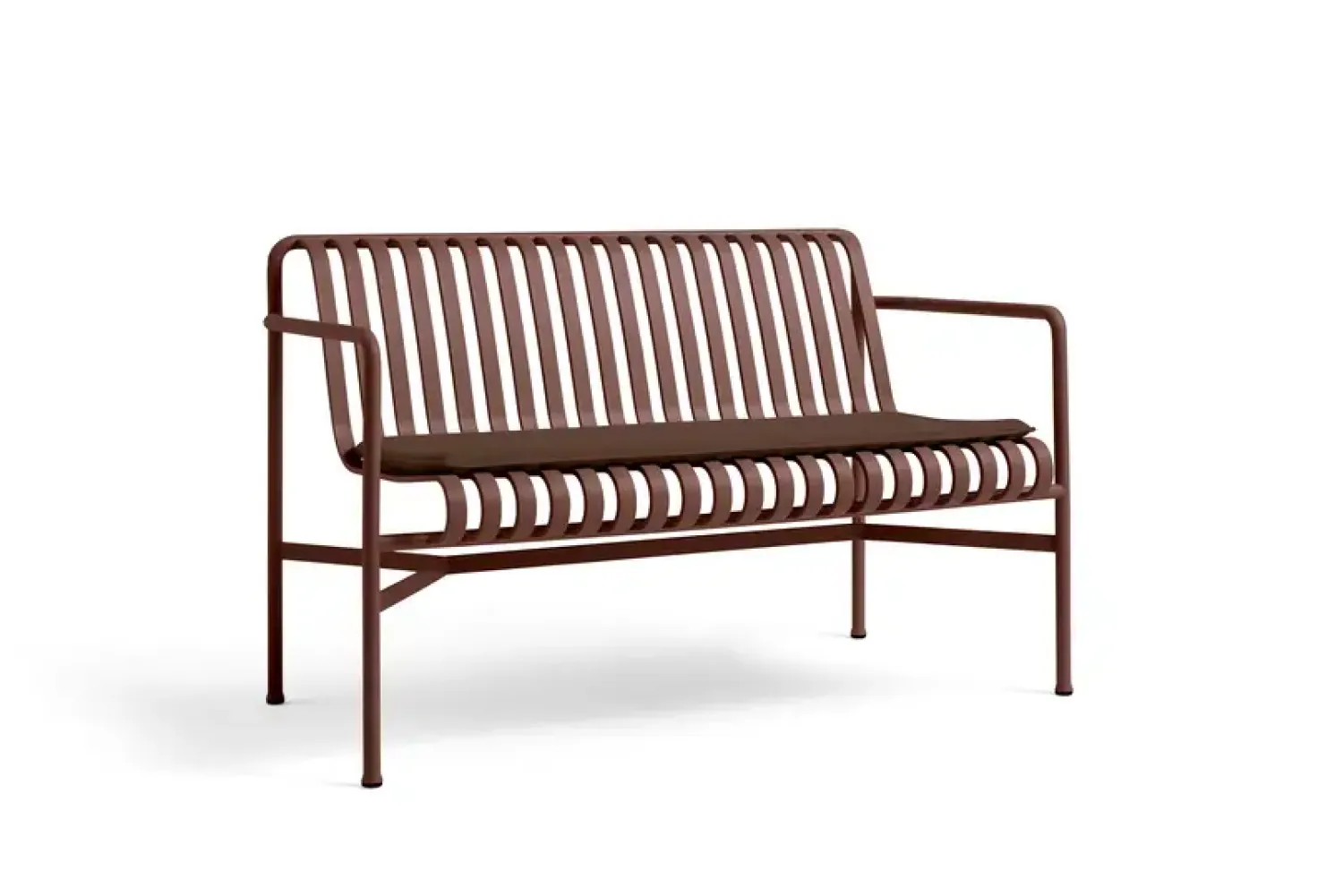 havebænk - Palissade spisebordsbænk - Rød - Iron Red - Dining bench^Hay Clearance