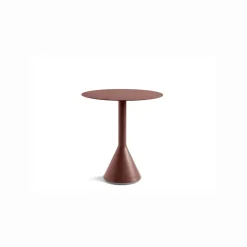 havebord - Palissade bord - Cone table - Rød - Iron red - Ø 70 cm^Hay Sale