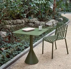 havebord - Palissade havebord - Cone table - Oliven - 65x65x74 cm*Hay Hot