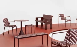 haveskammel - Palissade skammel Rød / Iron red - Stool^Hay Best