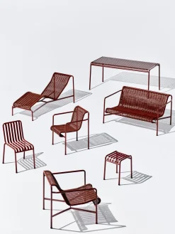 haveskammel - Palissade skammel Rød / Iron red - Stool^Hay Best