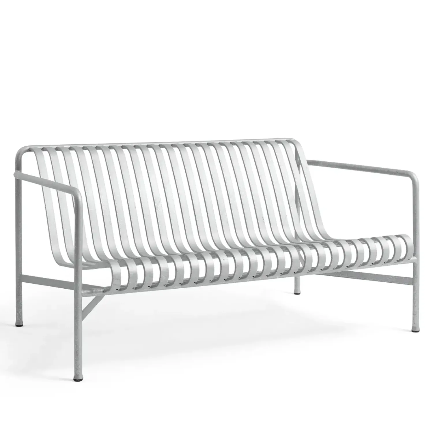 havesofa - Palissade Lounge Sofa - Galvaniseret stål - hot galvanised^Hay Hot