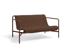 havesofa - Palissade lounge sofa - Rød - Iron red^Hay