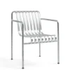havestol - Palissade Dining Armchair - Galvaniseret stål*Hay Hot