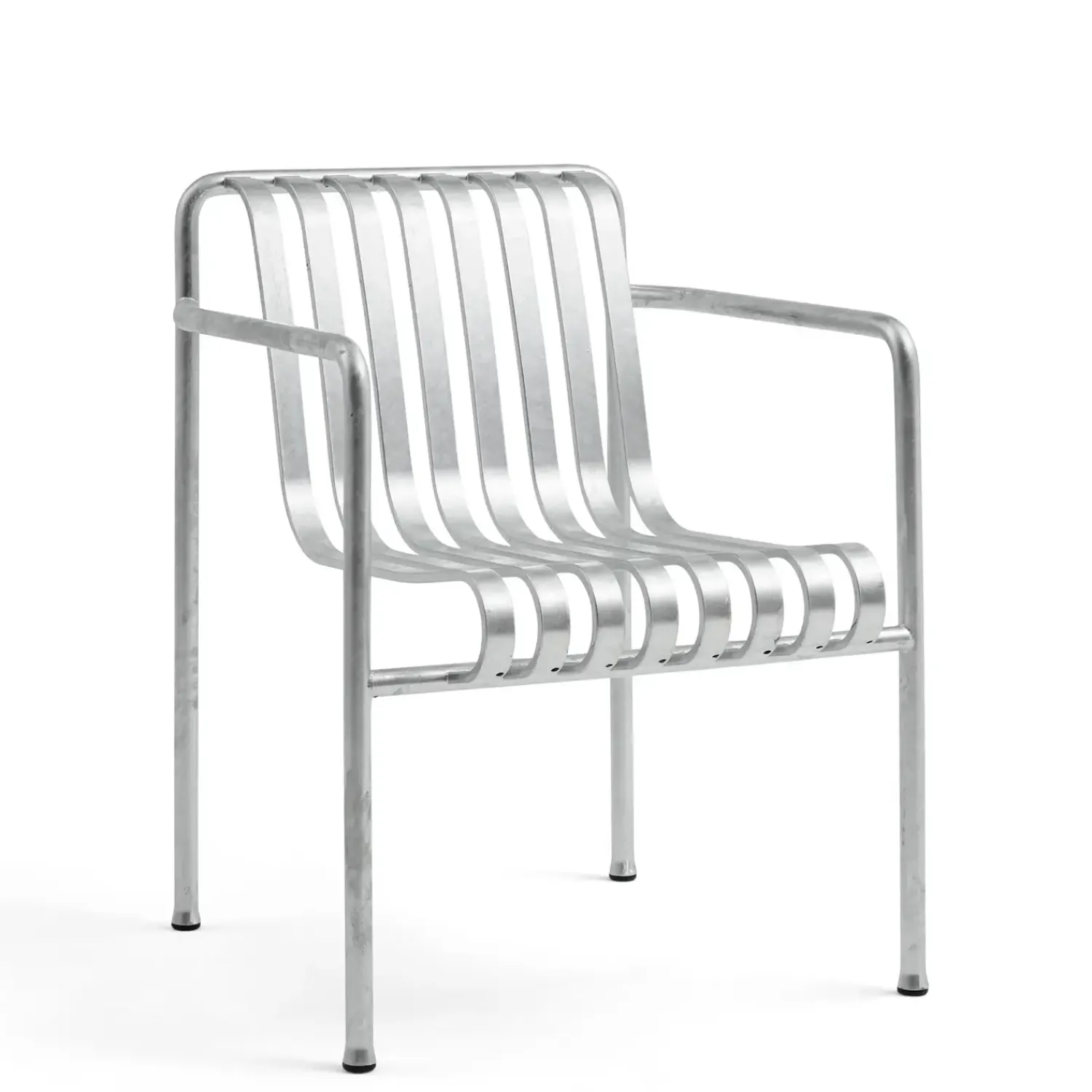 havestol - Palissade Dining Armchair - Galvaniseret stål*Hay Hot