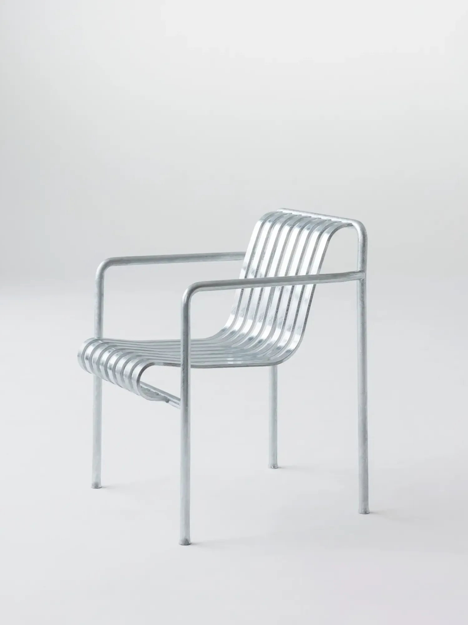 havestol - Palissade Dining Armchair - Galvaniseret stål*Hay Hot