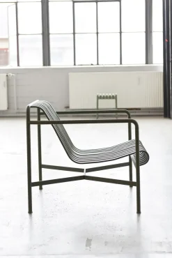 havestol - Palissade lounge Stol - Lav model - Olivengrøn^Hay New