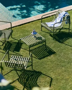 havestol - Palissade lounge Stol - Lav model - Olivengrøn^Hay New