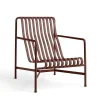 havestol - Palissade lounge Stol - Høj model - Rød - Iron red*Hay Online
