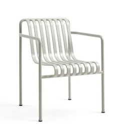 havestol - Palissade spisebordsstol - lysegrå - sky grey - Dining arm chair*Hay
