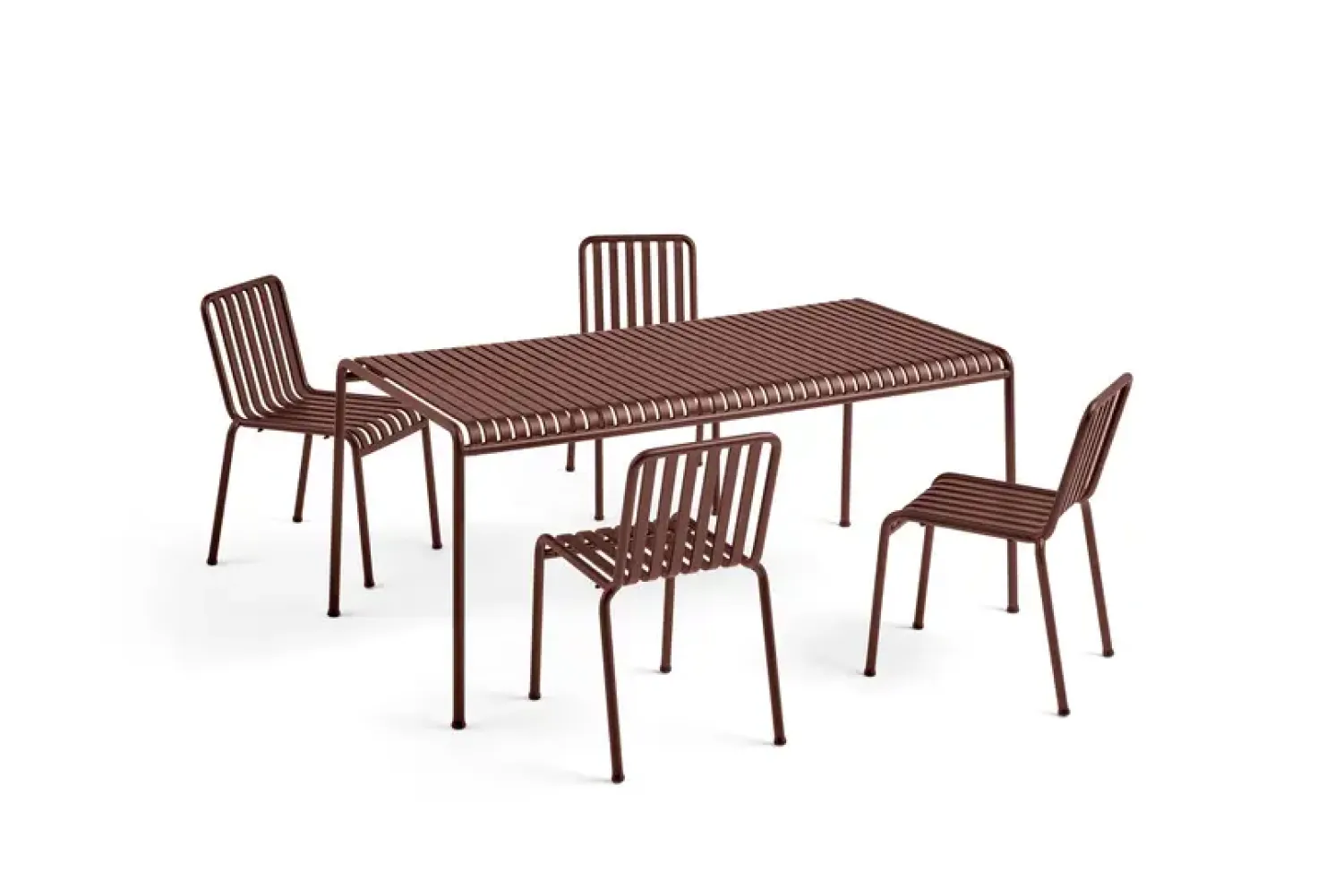 havestol - Palissade stol - Rød - Iron red^Hay Best