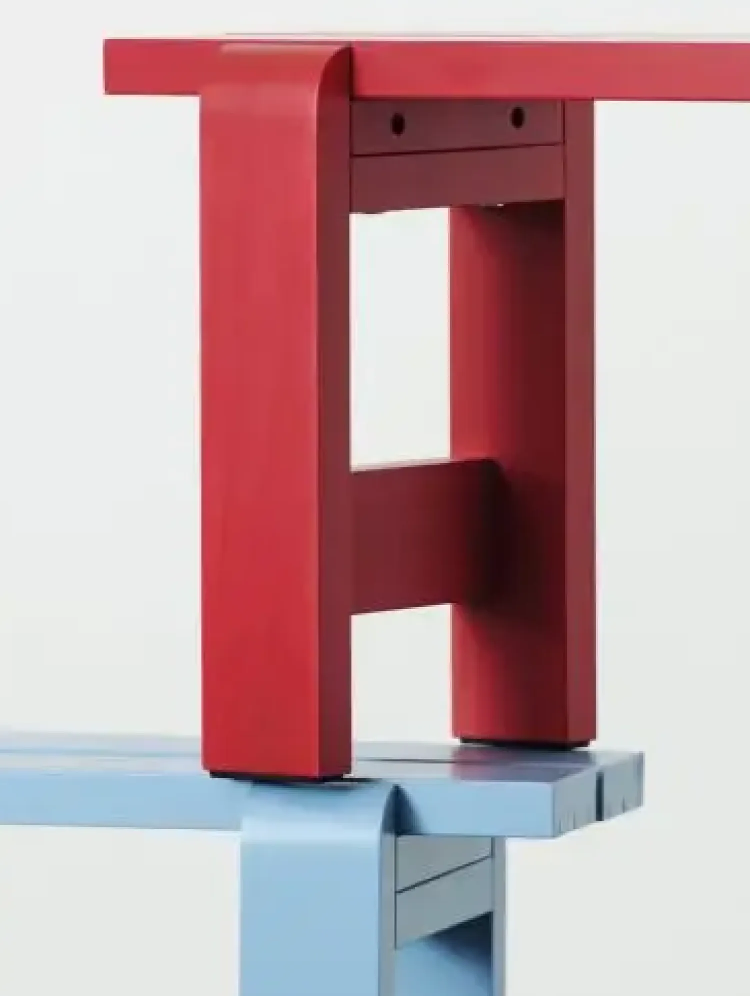 Weekday bænk - 111 cm - Rød - Wine Red - Lakeret Fyrretræ^Hay New