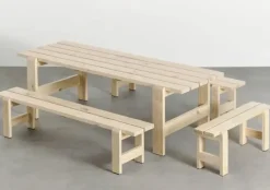 Weekday Havebord - 230 cm - Lakeret Fyrretræ / Pinewood*Hay Hot