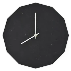 - Marble Nero Vægur, Sølv Ø28*Hemverk Outlet