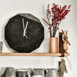 - Marble Nero Vægur, Guld Ø28*Hemverk Clearance