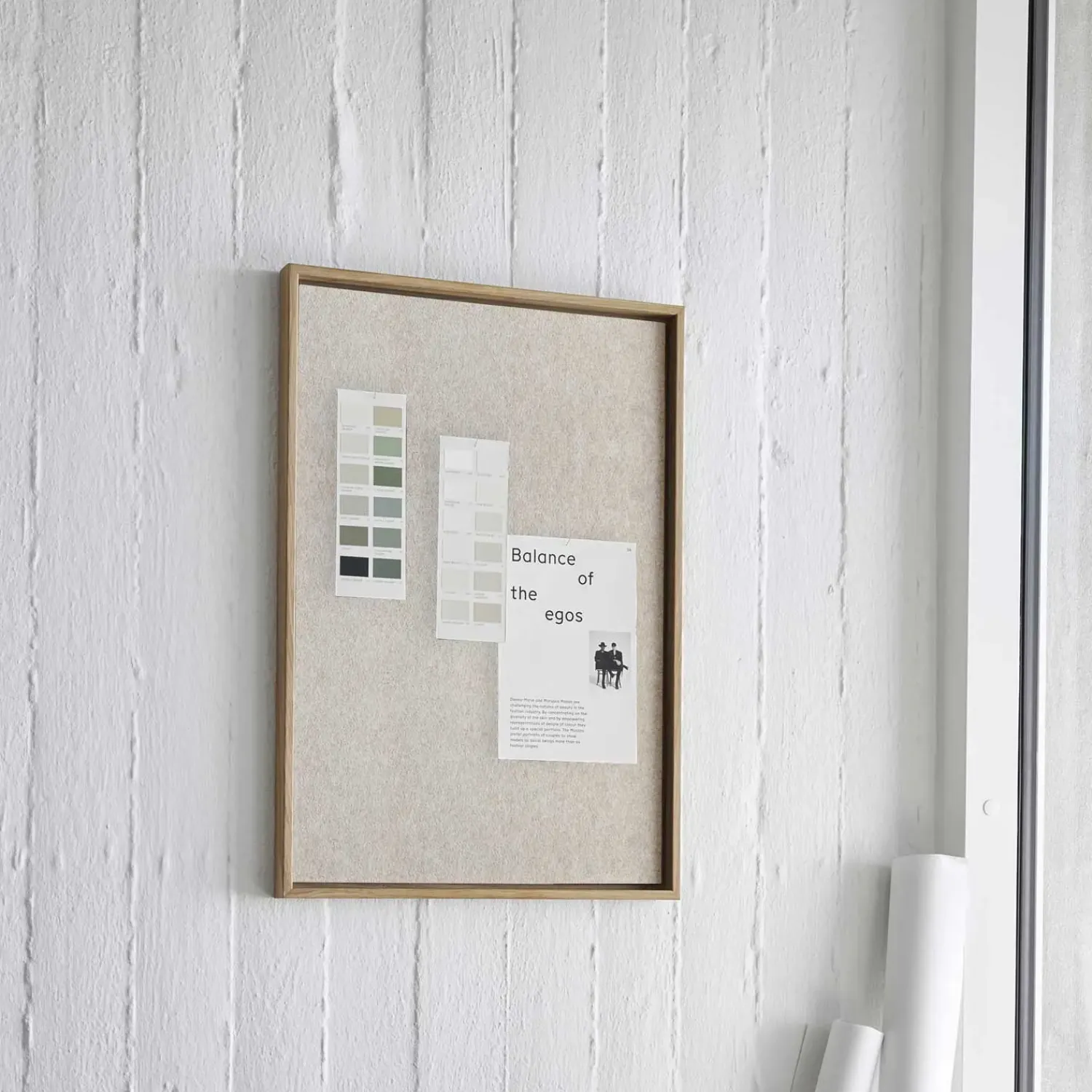 - Opslagstavle m. akustiske egenskaber - Recy - Beige - 40x60^Hemverk Discount