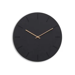 - Vægur - Gunpowder - Sort/Kobber - Ø38 cm^Hemverk Online