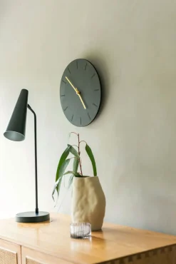 - Vægur - Gunpowder - Sort/Kobber - Ø38 cm^Hemverk Online