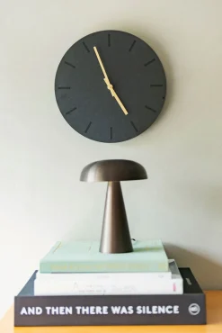 - Vægur - Gunpowder - Sort/Kobber - Ø38 cm^Hemverk Online