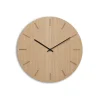 - Vægur - Light Oak - Eg/Sort - Ø28 cm*Hemverk Online