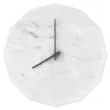 - Vægur - Marble Bianco - Hvid/Sort - Ø28 cm*Hemverk Discount