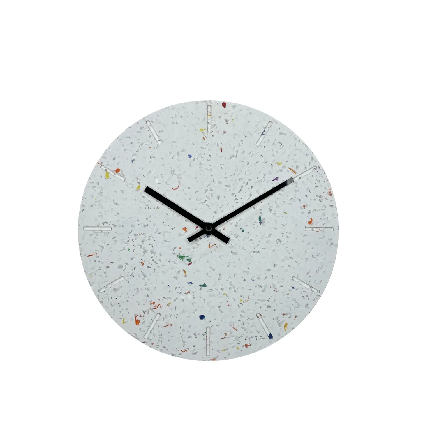 - Vægur - Multicolour m. sorte visere - Ø25 cm^Hemverk Online