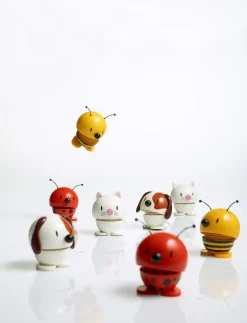 - Animals - Bee, gul - Hummelbi 9x5 cm^Hoptimist Best