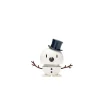 - Christmas snemand - Baby snowman small white/blue^Hoptimist