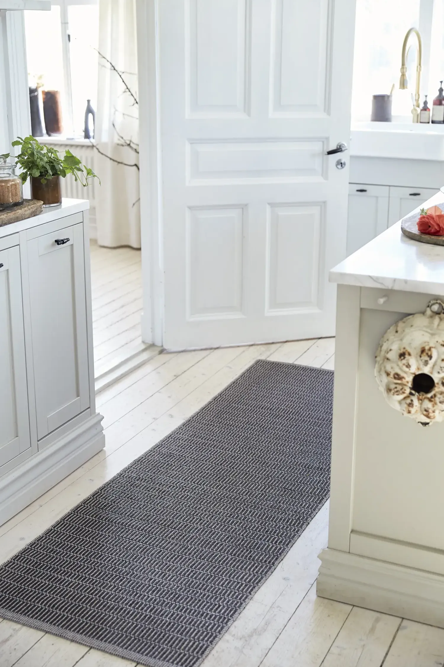 Horredsmatten - Plastik Tæppe - Mai - Aqua - 70x200*Horredsmattan Outlet