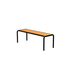 - AVANTI Bench, medium - Sæde: Pine, Stellet : Sort^Houe Sale